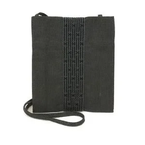 Hermes | Bags | Hermes Herline Gray Canvas Pochette Crossbody Bag